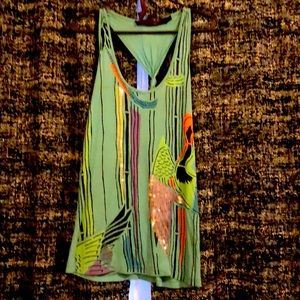 Racerback tank top